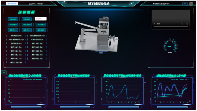 DYDI-JX2.0新工科数智云舱-螺栓综合实验系统